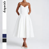 Gaovot European and American style elegant strapless dress strap tunic sexy women long maxi dresses