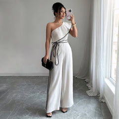 Gaovot Textured Long Sleeve Twist Waist Maxi Dress for Evening Occasions