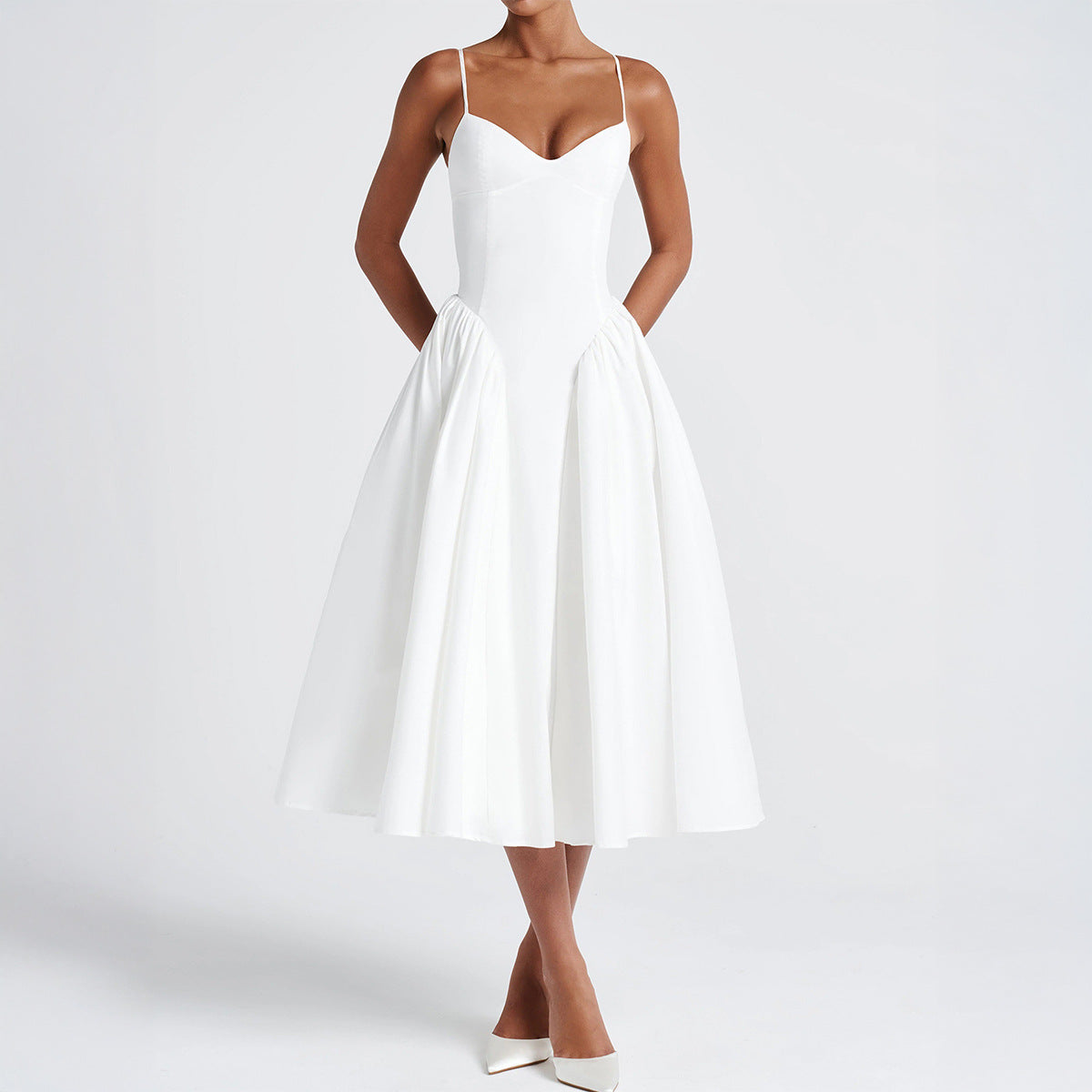 Gaovot European and American style elegant strapless dress strap tunic sexy women long maxi dresses