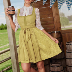 Gaovot European and American Beer Festival Elegant Style Wide-Arched Striped Blazer-Style Plaid Skirt Dress Women's Clothing